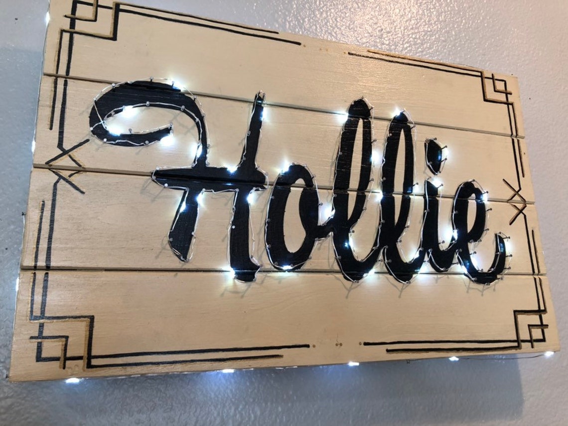 Custom Light up sign Etsy