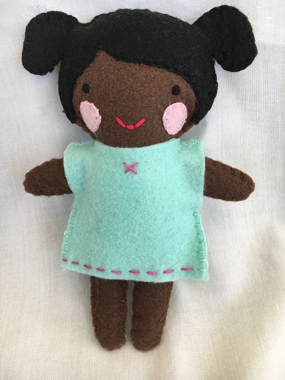 felt doll hair