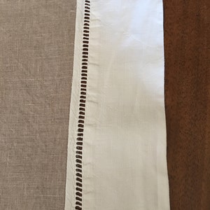 2 place mat, linen et cotton , drap ancien français, jour échelle image 3