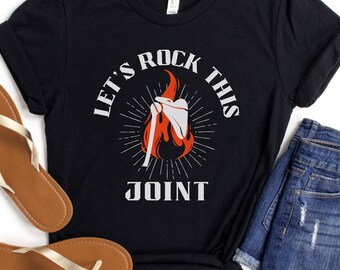 Let's rock this joint shirt, funny shoulder replacement tshirt, surgery recovery physical therapy tee, gift for surgery survivor patient