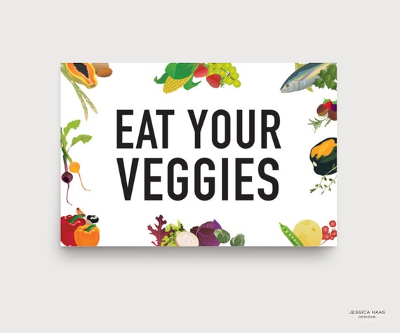 Eat Your Veggies Mom Card Eat Your Veggies Mom Card