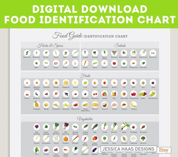 Vegetable Identification Chart