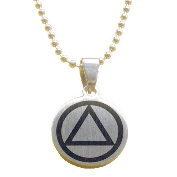 Alcoholics Anonymous AA Mini Medallion 