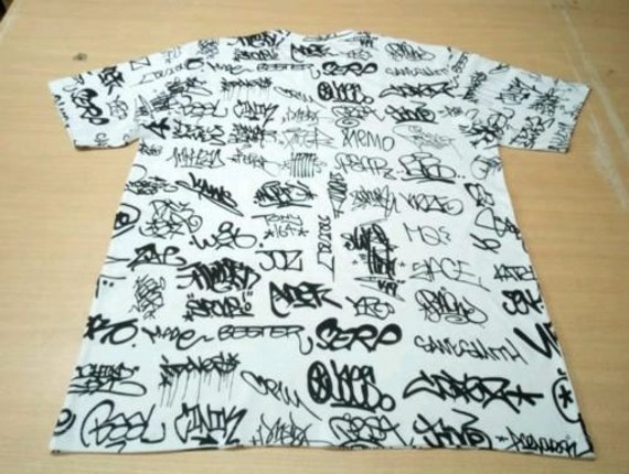 nike graffiti t shirt