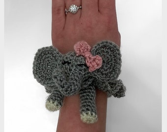 Elephant Scrunchies Crochet Pattern PDF File Instructions