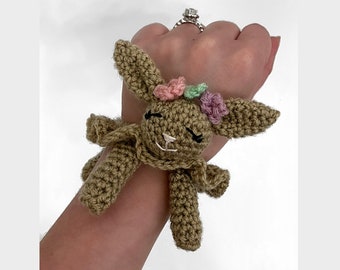 Bunny Scrunchies Crochet Pattern PDF File Instructions