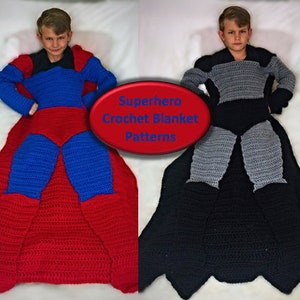Superhero Crochet Blanket Pattern PDF Files