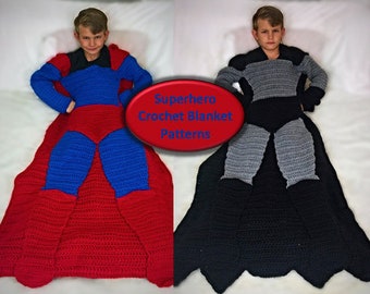 Superhero Crochet Blanket Pattern PDF Files