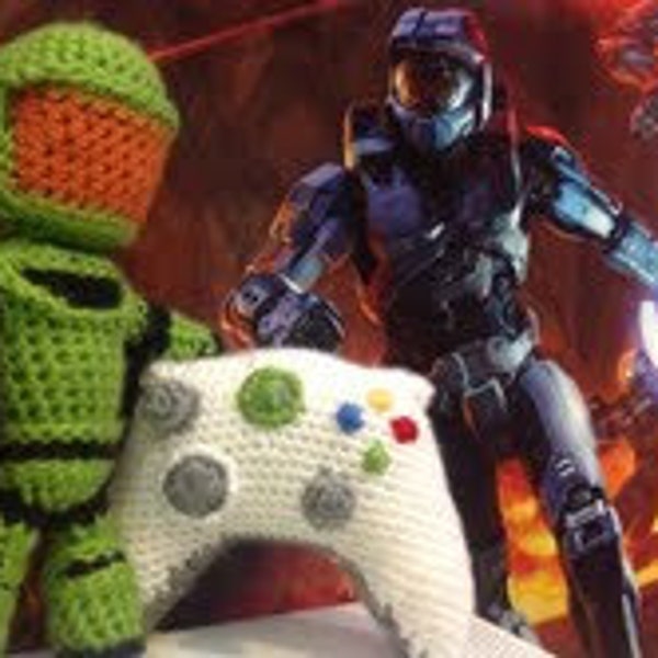 XBox 360 Controller And Halo Master Chief Crochet Patterns