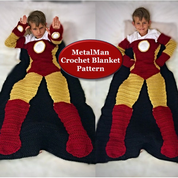 Metalman Crochet Blanket Pattern