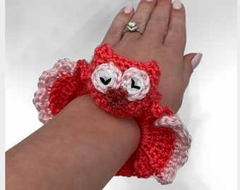 Owl Scrunchies Crochet Pattern PDF File Instructions