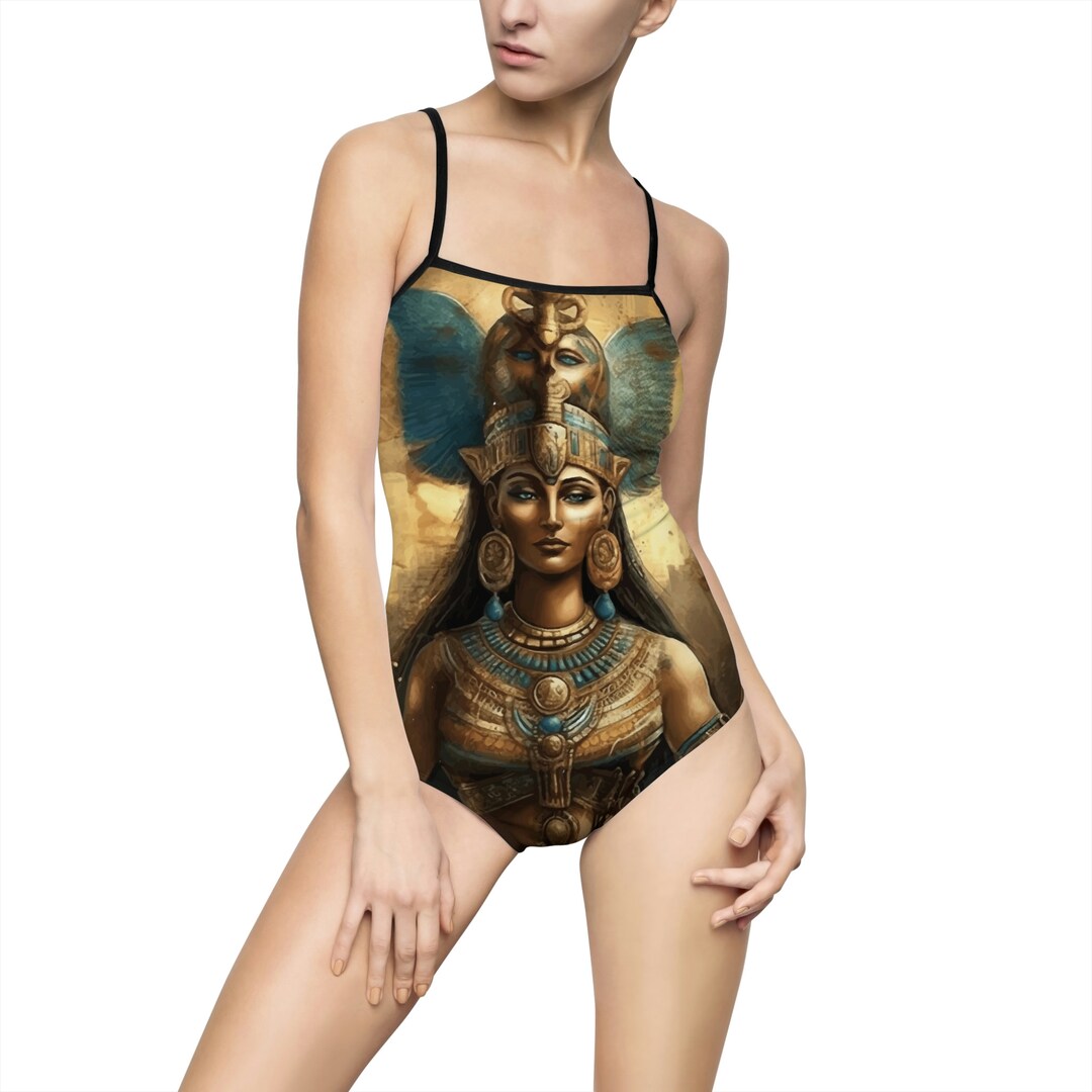 Goddess Onepiece Swimsuit Egyptian Goddess Special Etsy