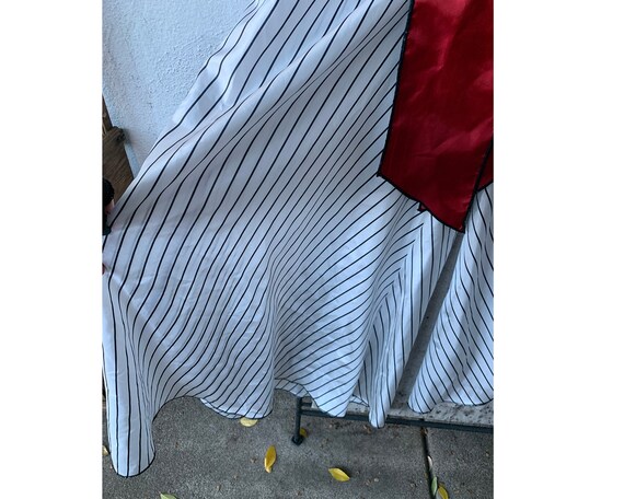 Vintage Inspired Handmade Black and White Striped… - image 10