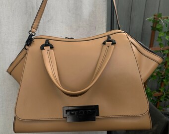 Zac Posen Tan Leather Eartha Bag