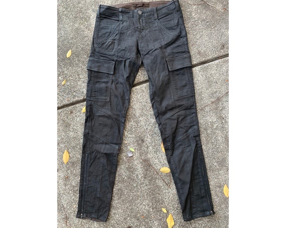 Vintage Inspired Waxed Blackened Brown JBrand Ski… - image 1