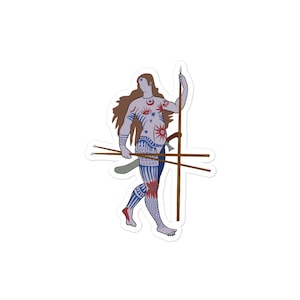 Scottish Pict Warrior stickers