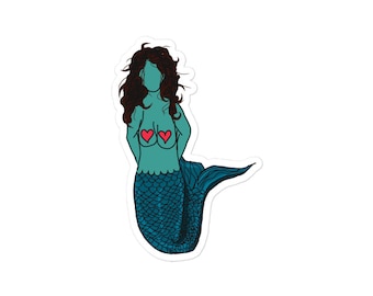 Mermaid goddess sticker