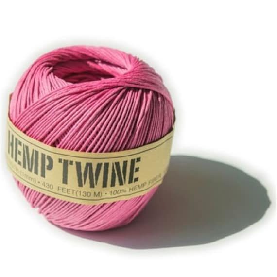 Hemp Twine 1mm choice of 10 assorted colors