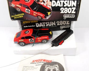 Vintage 1970s Galoob Speedwave Radio-Controlled Datsun 280Z Toy Car