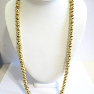 Vintage &quot;BB&quot; Ball Beaded on Chain Necklace Korea