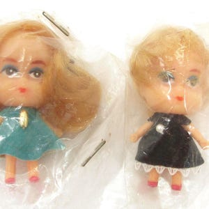 Vintage 1960er Jahre Ldle Kdle Clone Mini Dolls in Paketen Hong Kong