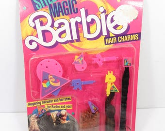 Ciondoli per capelli Barbie Style Magic 1988 Mattel Vintage New Old Stock