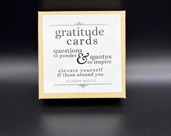 Danksagungskarten Fragen zum Nachdenken & Zitate zum Inspirieren
