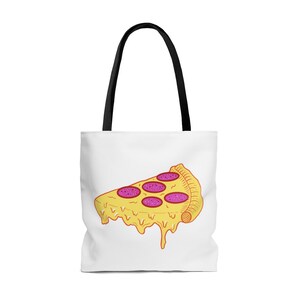 Pizza con queso Bolsa de tela