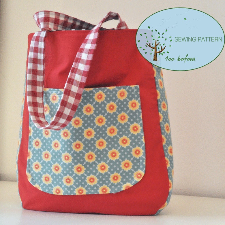 Rounded Tote Bag Sewing Patternrounded Bottom Tote Bageasy Tutorial ...