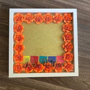 12&quot;x12&quot; Amor Eterno Memory box, Remember Me Shadow Box, Coco Recuerdame Shadow Box, Personalized Frame, Handmade Gift