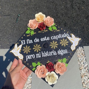 Custom Mexican Papel Picado Graduation Cap Topper | Personalized Grad Cap for Class of 2025 | Unique Decor for Graduates