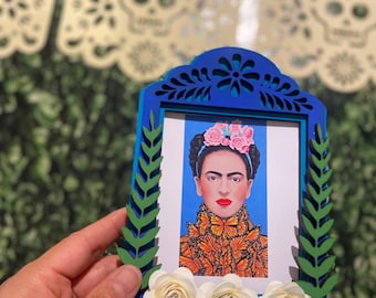 Day of the dead nicho picture frame, nicho wood frame, dia de Los muerto nicho, ofrenda decor, ofrenda mexicana
