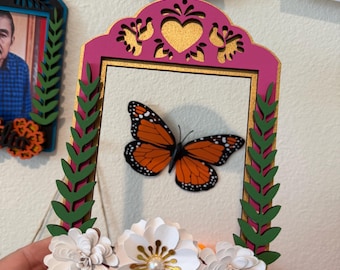 Day of the dead nicho picture frame, nicho wood frame, dia de Los muerto nicho, ofrenda decor, ofrenda mexicana