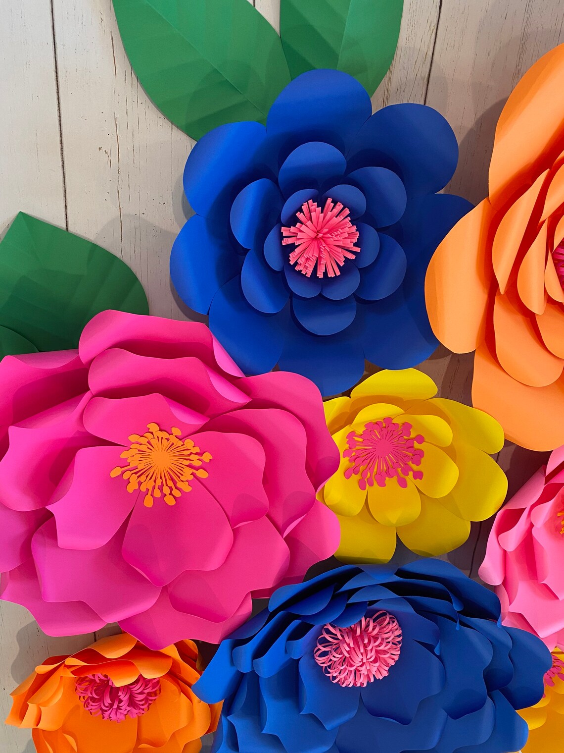 Huge Mexican Fiesta Party Paper Flowers Etsy