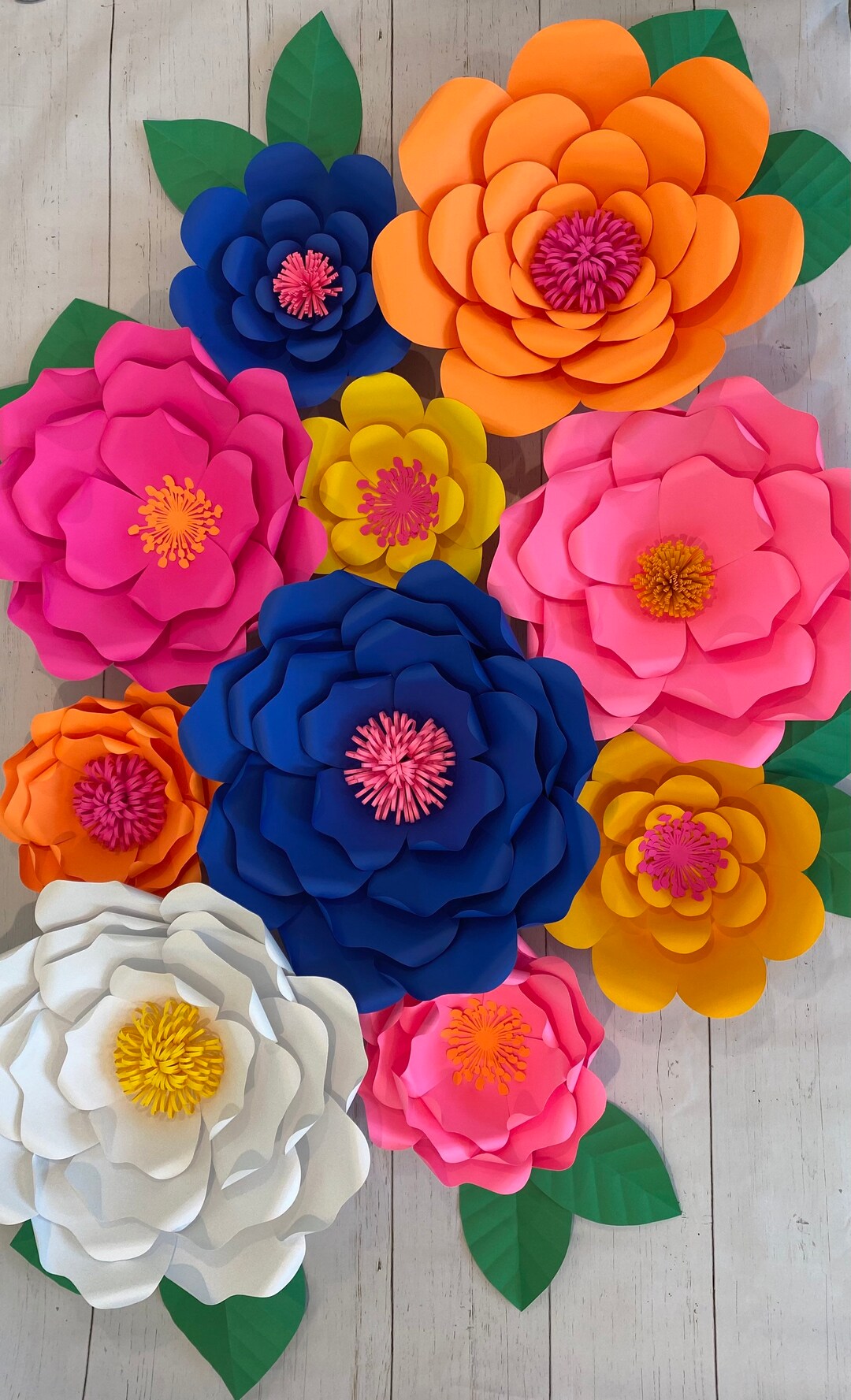 Huge Mexican Fiesta Party Paper Flowers, Fiesta Party Decor, Fiesta