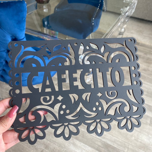 Custom Papel Picado Mexican Name Sign, wood papel picado name home decor, Large papel picado name sign, Mexican home decor, fiesta party