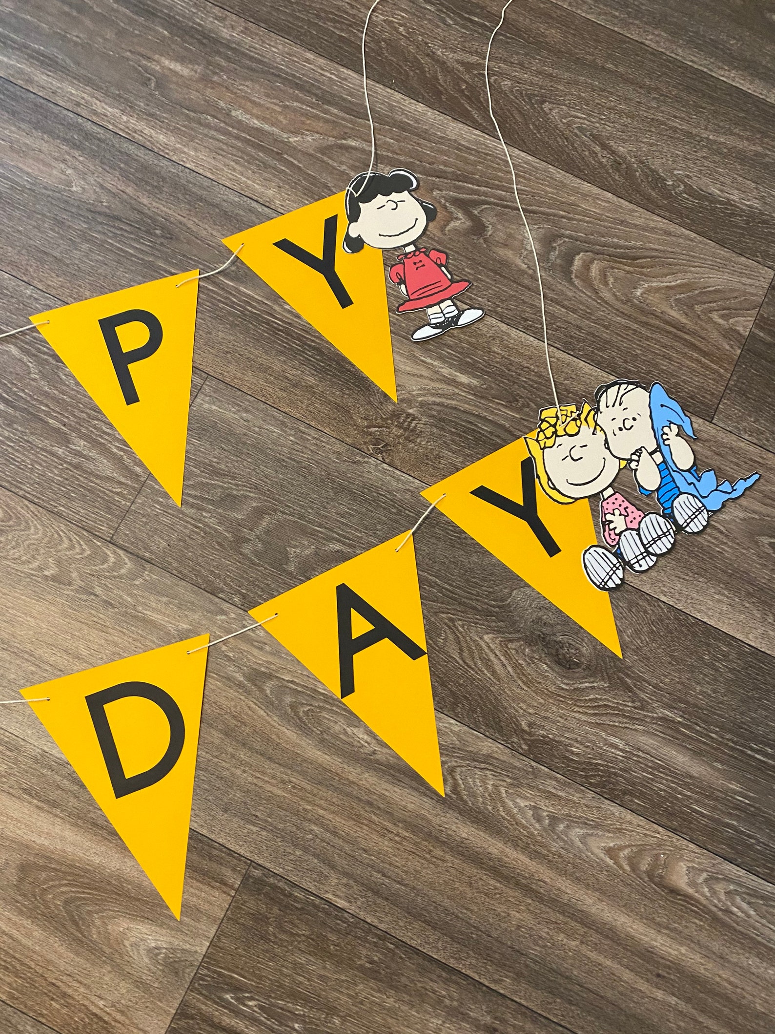 Snoopy peanut theme birthday banner snoopy banner Charlie Etsy