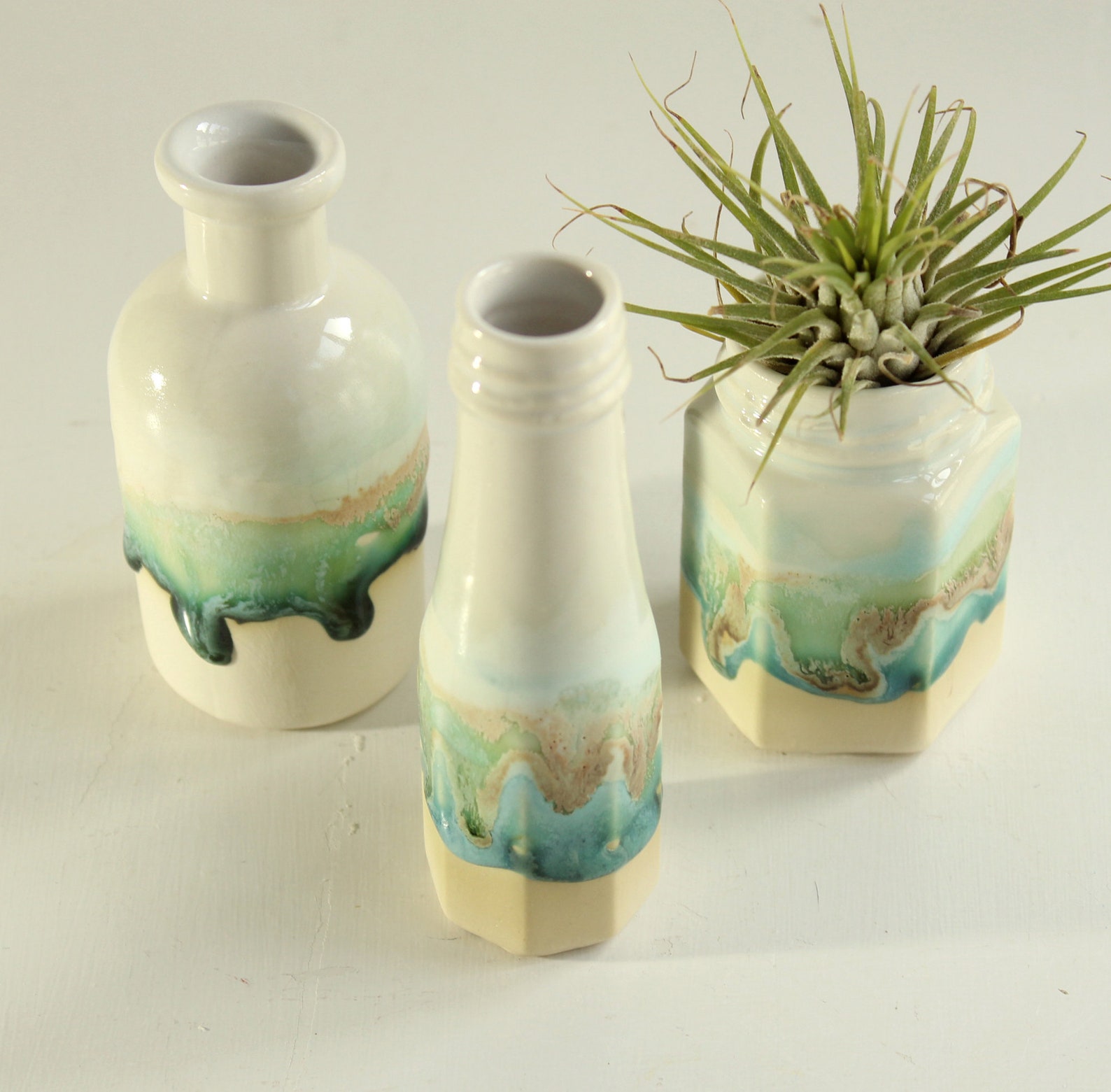 Ceramic Vase Gift Set Miniatures Bud Vase Flower Girl Gift for Etsy UK