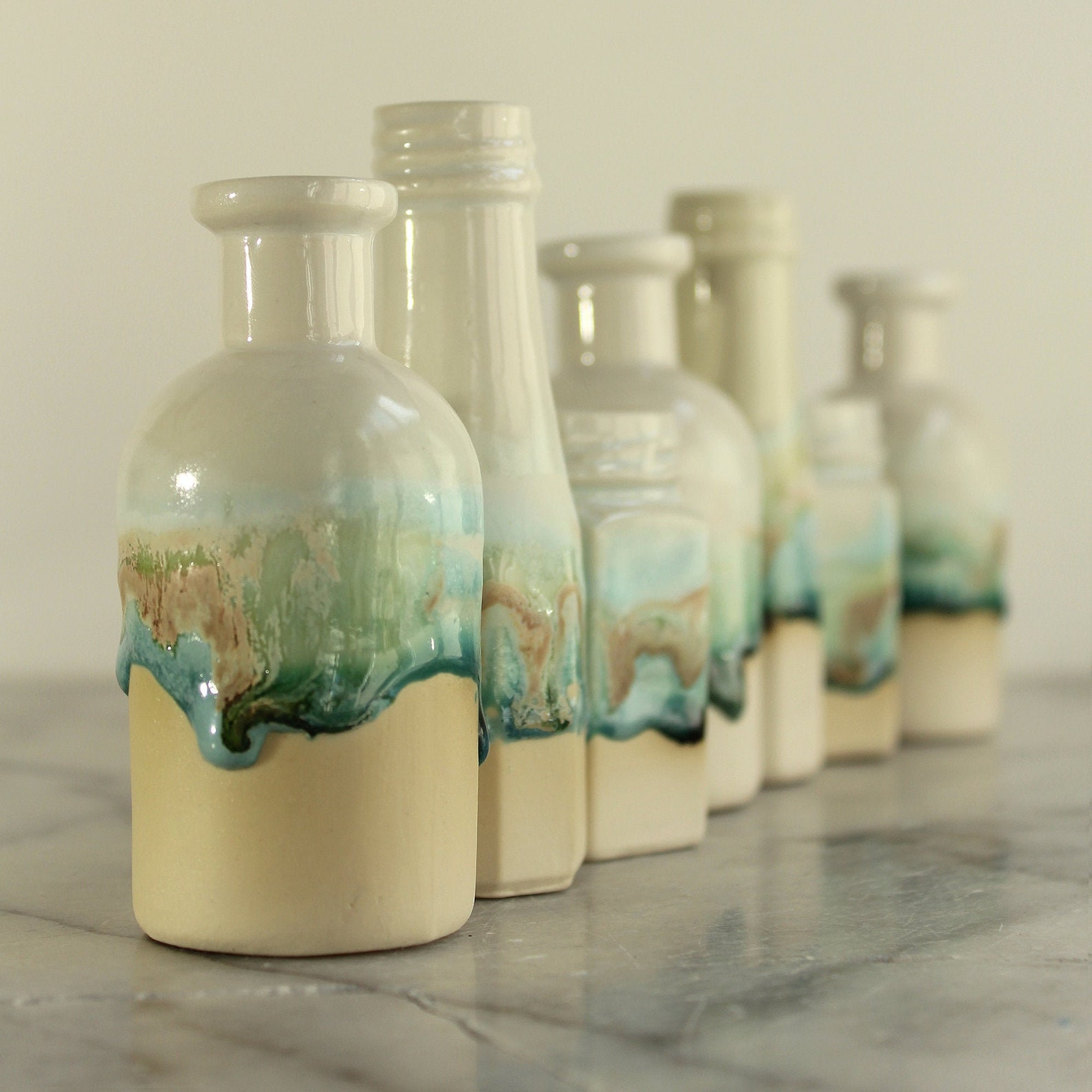 Ceramic Vase Gift Set Miniatures Bud Vase Flower Girl Gift for Etsy UK