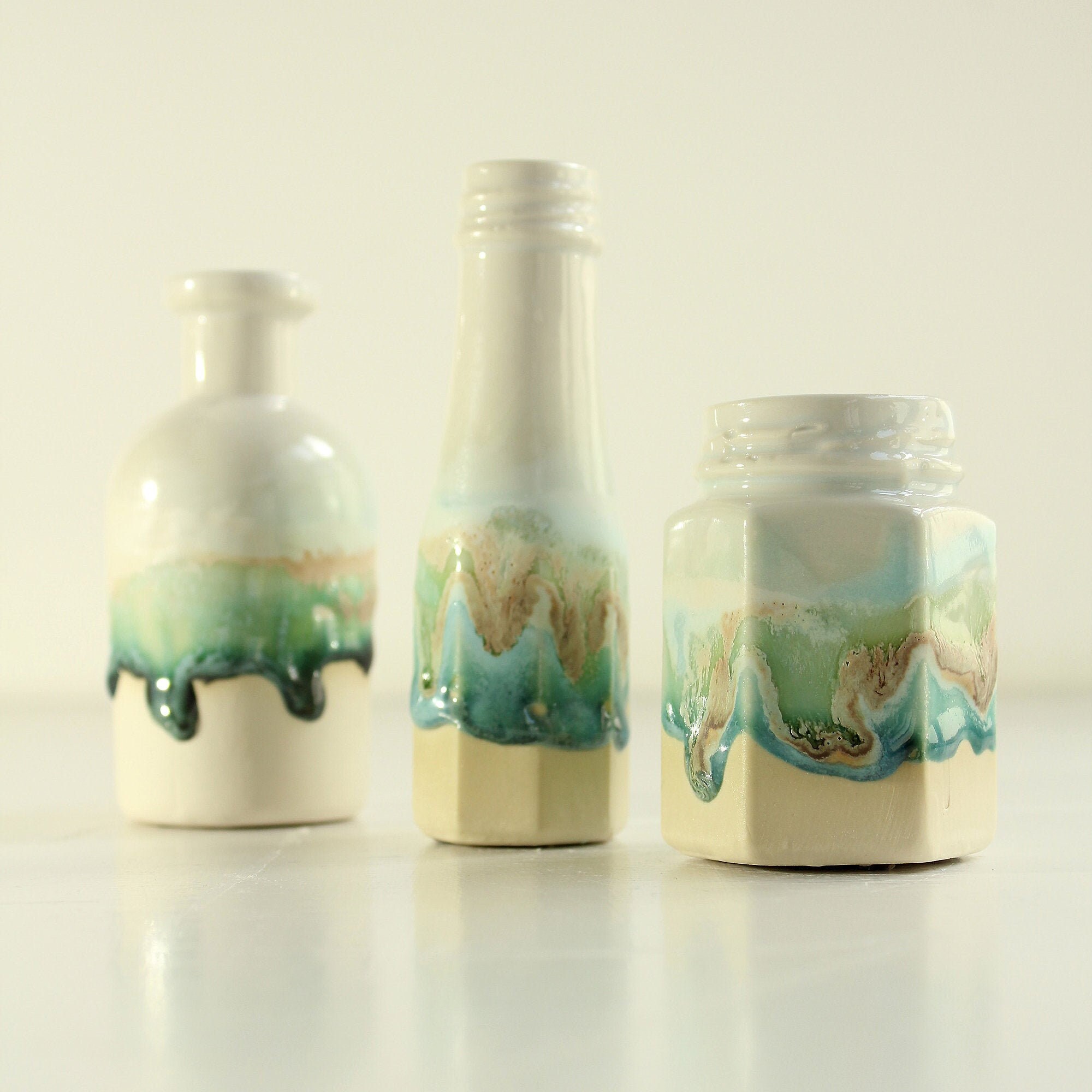 Ceramic Vase Gift Set Miniatures Bud Vase Flower Girl Gift for Etsy UK