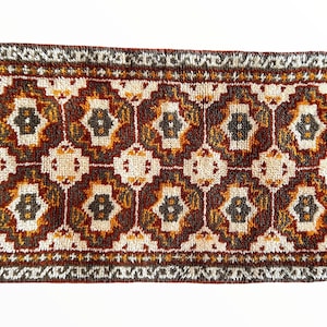 Midcentury Scandinavian Rya Style Shag Rug | 48 inches