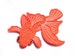 Japanese Koi - Fish Tattoo - Iron-on Patches - Orange Koi Fish - Tattoo Appliqué - Embroidery - DIY Denim Jacket - Size 4' x 3' (P056) 