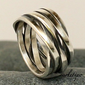 Sterling Silver Ring..Gift for Her.. Anniversary Gift.. Daughter Gift..Silver Handmade Ring.. You will love it.. Gift..