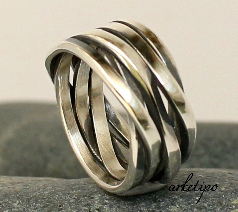 Sterling Silver Ring..Gift for Her.. Anniversary Gift.. Daughter Gift..Silver Handmade Ring.. You will love it.. Gift.. image 1