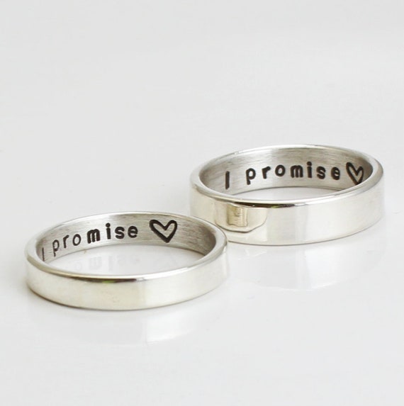 Custom Promise Rings Couples | Couple Rings Engraved Names - Engrave Name  Couple - Aliexpress