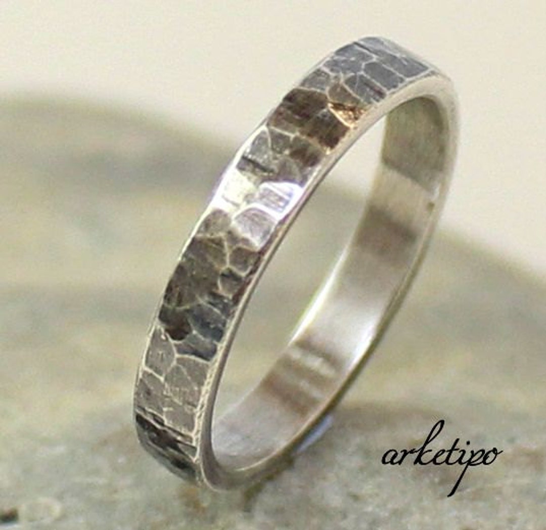 Personalized Sterling Silver Band.. Mens / Womens Wedding - Etsy