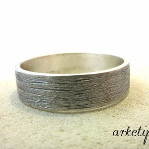 Personalized Sterling Silver Ring / Band.. Best Gift.. Hammered oxidized sterling silver Ring / Wedding Band.. Custom / Personalized Ring.. image 3