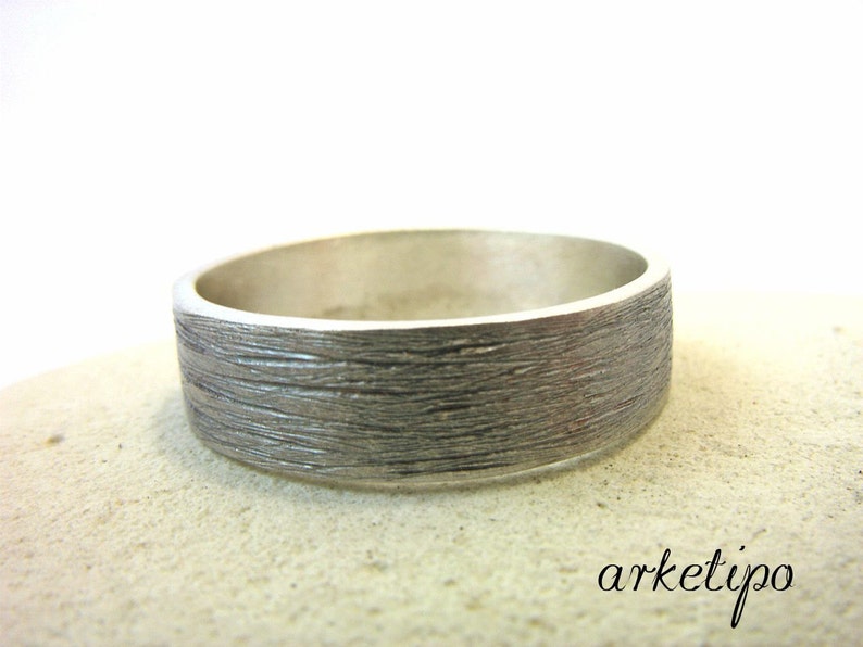 Personalized Sterling Silver Ring / Band.. Best Gift.. Hammered oxidized sterling silver Ring / Wedding Band.. Custom / Personalized Ring.. image 3