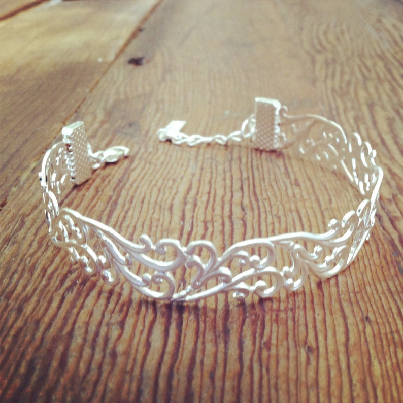 Gold Filigree Bracelet Rose Gold Bracelet Cuff Bracelet Etsy