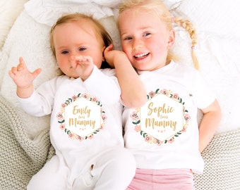 Personalised I Love Mummy Sibling Set